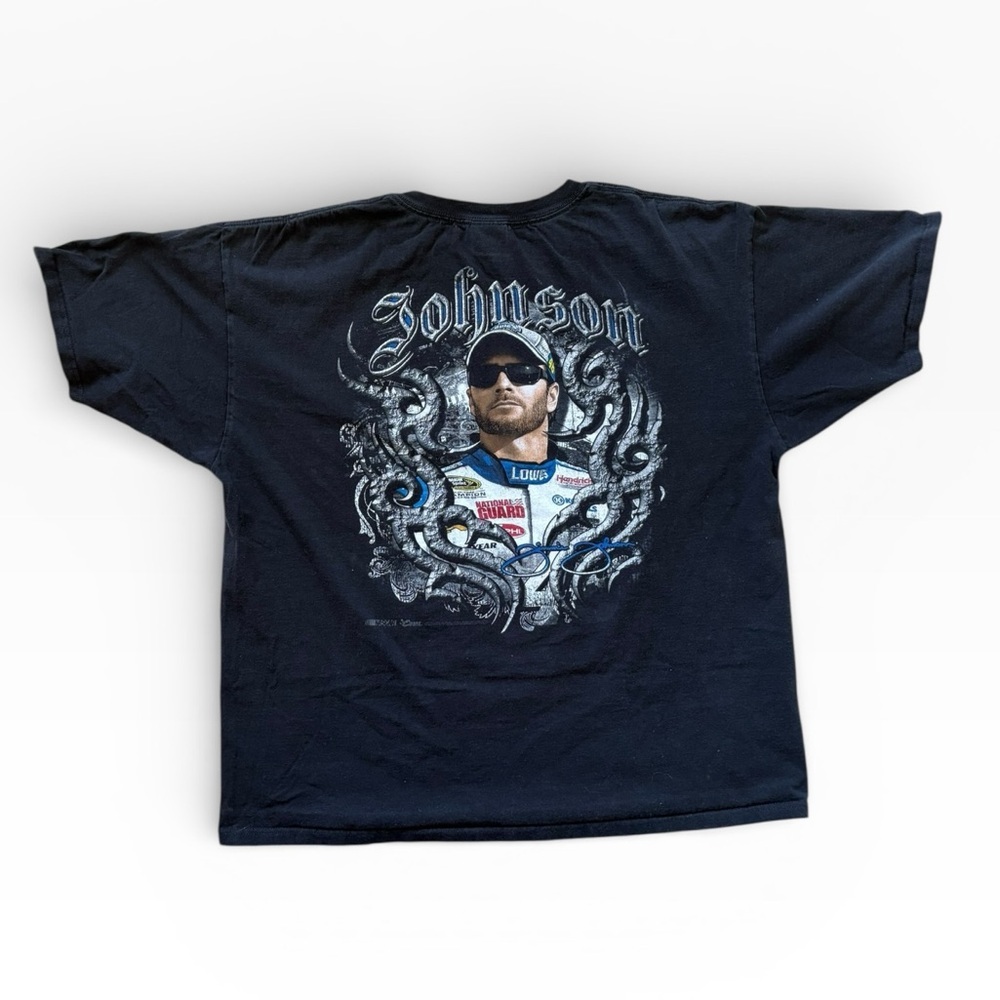 Vintage 2010 Jimmie Johnson NASCAR T-Shirt Chase Authentics 2XL 48 Lowe’s Racing - Picture 2 of 6